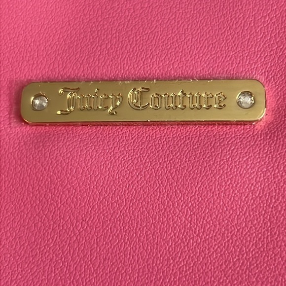 Juicy Couture Just Say‎ Oui Pink & Red Ex-Large Shoulder Tote Bag NEW - Picture 3 of 7